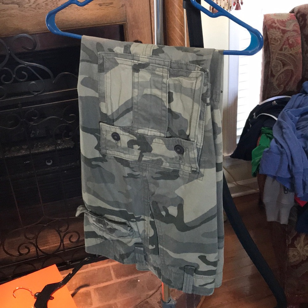 Camo pants with pockets